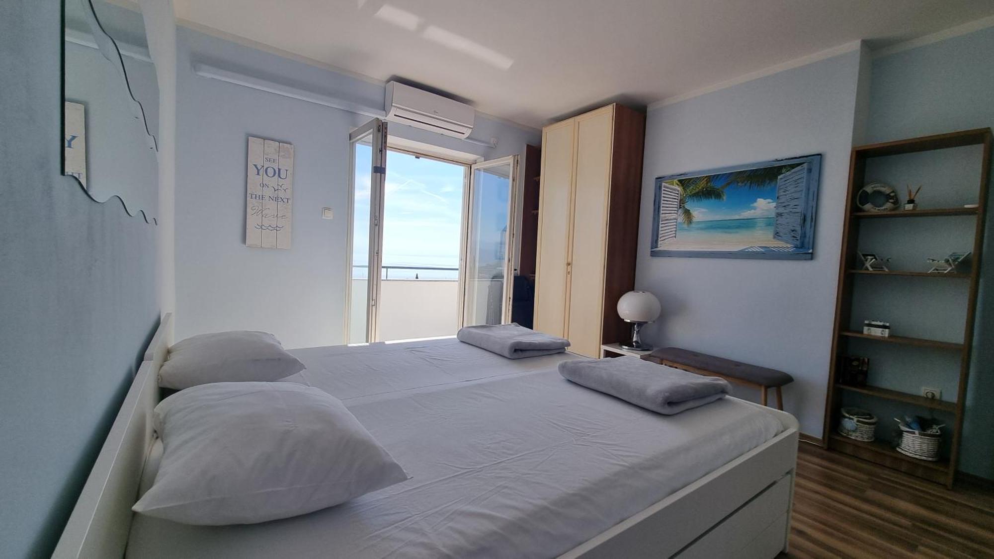 Apartment With Direct Sea View, Free Parking And Close To Beaches And Promenade Lovran Luaran gambar